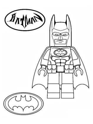 coloriage lego batman