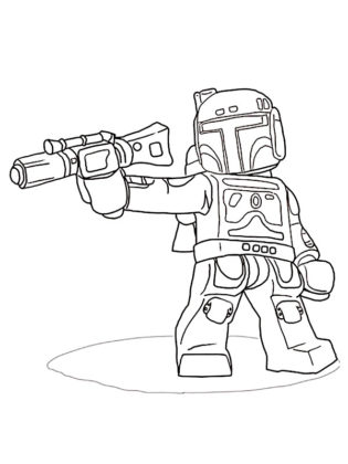 coloriage lego star wars