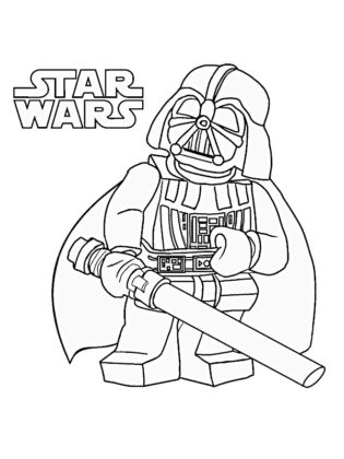 coloriage lego star wars