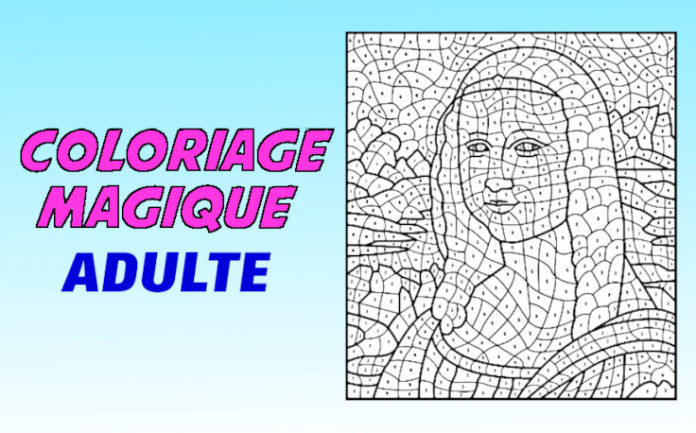 coloriage magique adulte