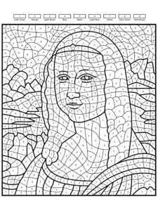 Joyeux Noël Coloriage Numéroté pour Adultes: Coloriage magique mystère  adultes numéroté art thérapie