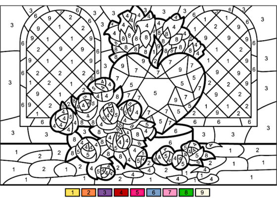 Coloriage Adulte à Imprimer Avec Code Couleur Coloriage Magique Adulte : 30 images à imprimer