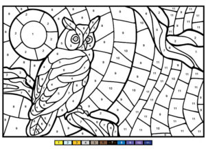 coloriage magique adulte animaux