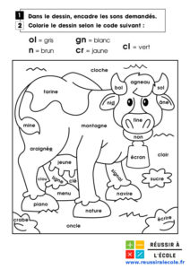 coloriage magique calcul cp