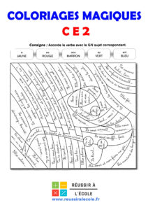 coloriage magique ce2