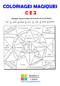coloriage magique ce2 addition