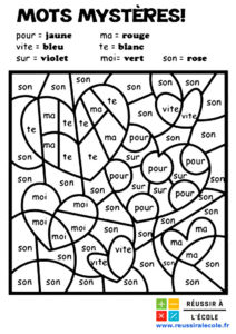 coloriage magique cp maths