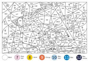 coloriage magique maths ce2