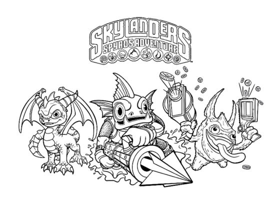 coloriage skylanders