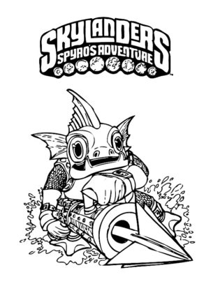 coloriage skylanders