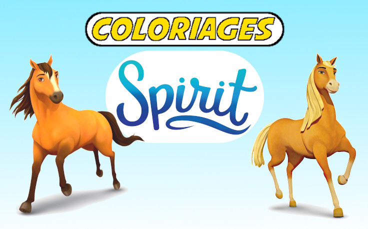 coloriage spirit