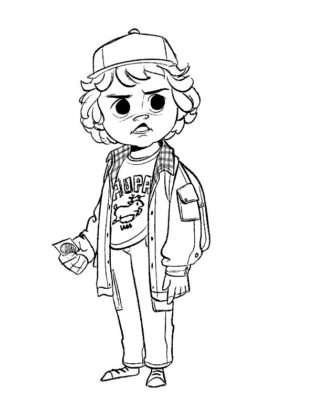 coloriage stranger things