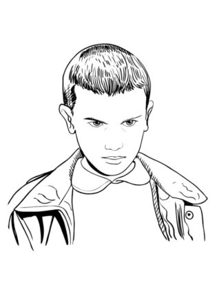 coloriage stranger things