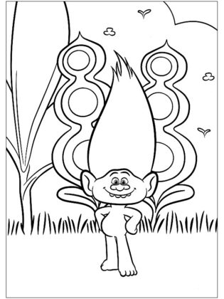 coloriage trolls 2