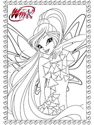 coloriage winx