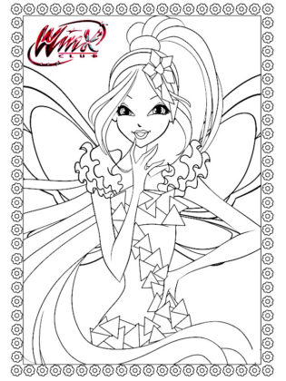 coloriage winx