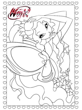 coloriage winx