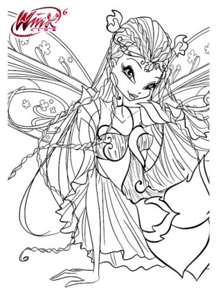 coloriage winx