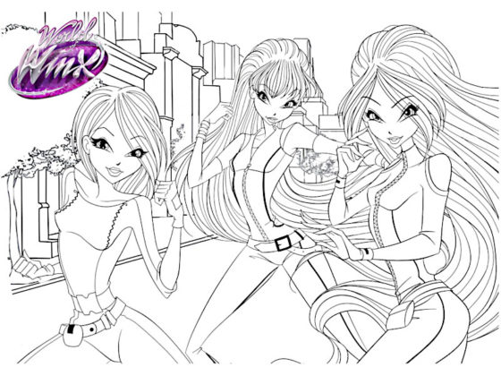 coloriage winx club