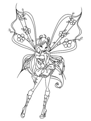 coloriage winx club