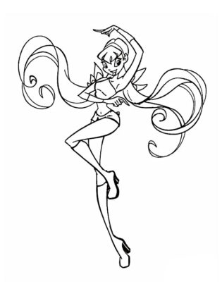 coloriage winx club