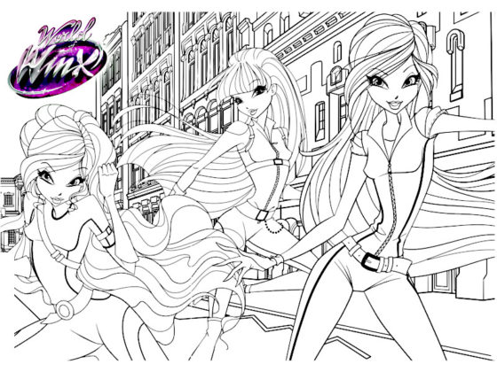coloriage winx club