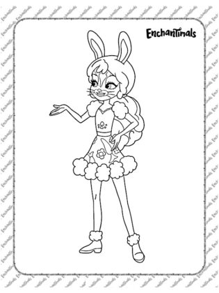 enchantimals coloriage