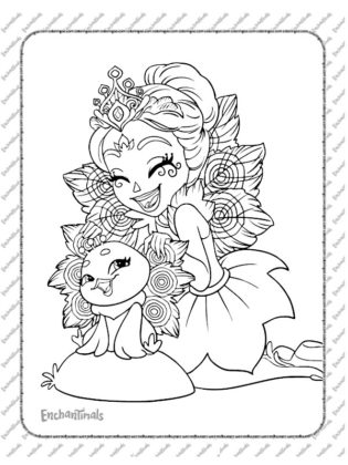 enchantimals coloriage