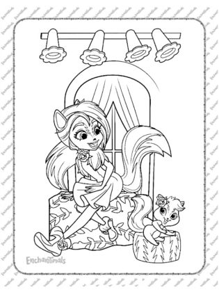 enchantimals coloriage