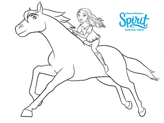 spirit coloriage