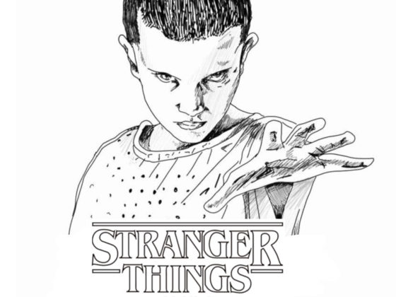 stranger things coloriage