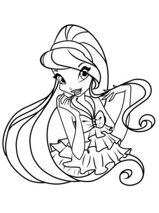 winx coloriage