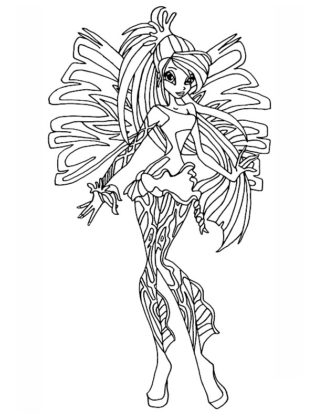 winx coloriage