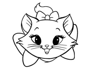 chat coloriage