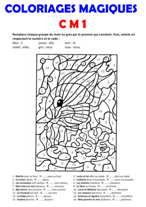 coloriage magique cm1 pdf