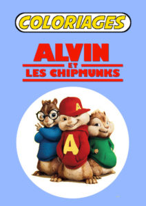 coloriage alvin et les chipmunks