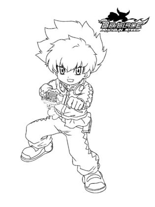 coloriage beyblade burst