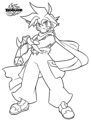 coloriage beyblade burst