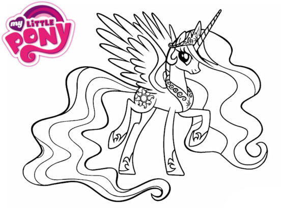 coloriage little pony