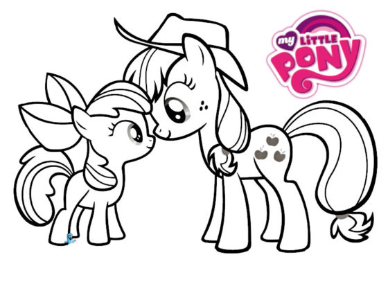 coloriage little pony