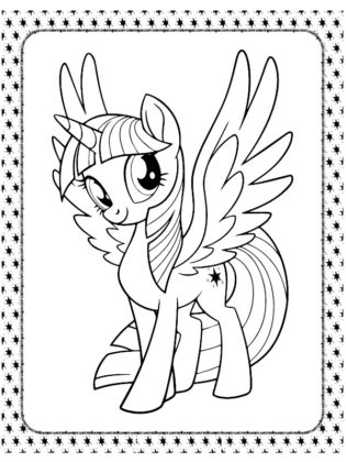 coloriage my little pony