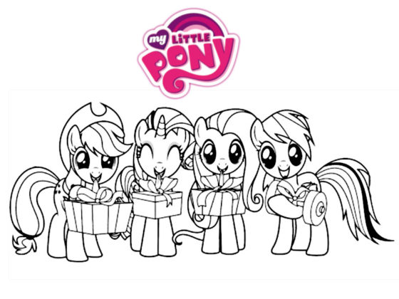 coloriage my little pony