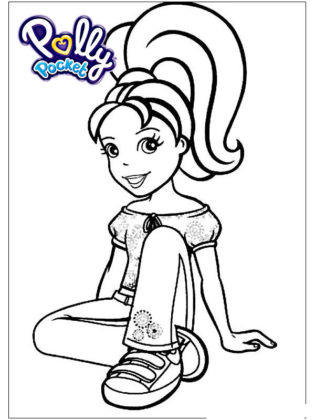 coloriage polly pocket