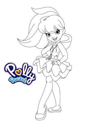 coloriage polly pocket