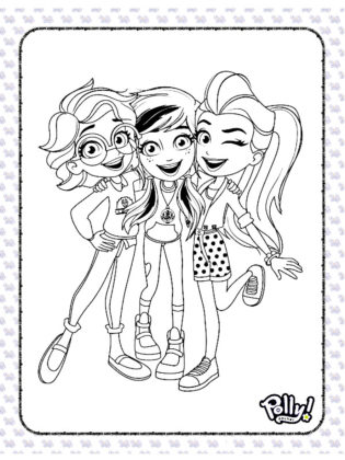 coloriage polly pocket
