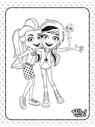 coloriage polly pocket