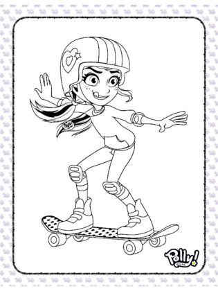 coloriage polly pocket