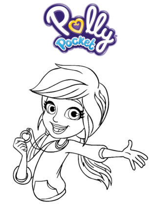 coloriage polly pocket
