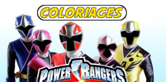 coloriage power rangers