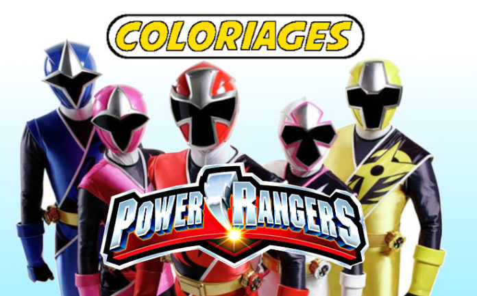 coloriage power rangers